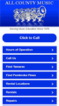 Mobile Screenshot of m.allcountymusic.com